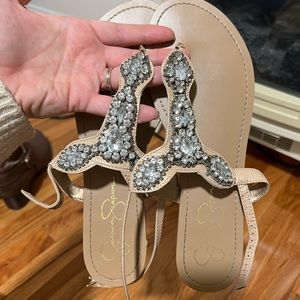 Jessica Simpson Rhinestone Sandals
